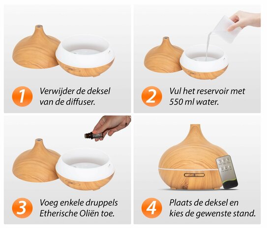 Essential Pro - Light Wood - Aroma Diffuser