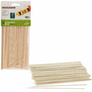 Fackelmann Houten Satéstokjes 20 cm 100 Stuks