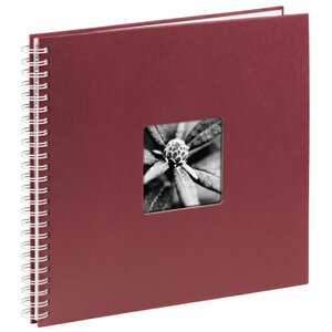 Hama Spiraalalbum Fine Art 36x32 Cm 50 Witte Pagina's Bordeaux
