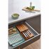 Richardson Sheffield Forme Acacia Houten Messenblok voor Lade 5-delig RVS/Zilver_