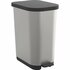 Rotho Ribo Pedaalemmer 35L Zilver/Metallic/Antraciet_
