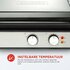 Bourgini Pure Contact Grill RVS/Zwart_