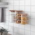 Metaltex Quick Box Space Saver Deur- en Wandrekje 34x11x11 cm Wit_