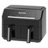 Emerio AF-130376.1 Dubbele Heteluchtfriteuse 2x3.6L 2400W Zwart_