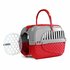 Bama Pet Transportbox 52x33x34 cm Rood/Zilver_