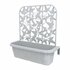 Bama Fioriera Bloem-Balkonbakken Privacy 60x22x64 cm 2 Stuks Wit_