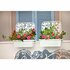Bama Fioriera Bloem-Balkonbakken Privacy 60x22x64 cm 2 Stuks Wit_