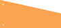 Kangaro 07070-06-TR Scheidingsstrook 2-gaats Trapezium 180gr RC Oranje_
