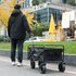Outdoor Bolderwagen Opvouwbaar 90x51x57 cm Zwart_