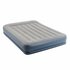 Intex 64118ND Pillow Rest Mid-Rise 2-Persoons Luchtbed 152x203x30 cm + Ingebouwde Pomp Grijs/Blauw_