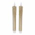 LED Kaarsen + Afstandsbediening 2 Stuks Goud_
