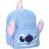 Disney Pluche Rugzak Stitch 26x21x11 cm Lichtblauw/Lichtroze_
